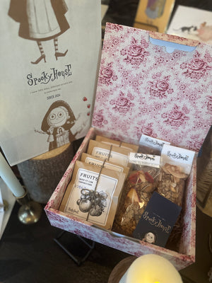 箱ラッピング（花柄）