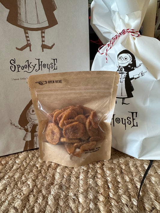 ホットアヒージョ有機バナナチップス
